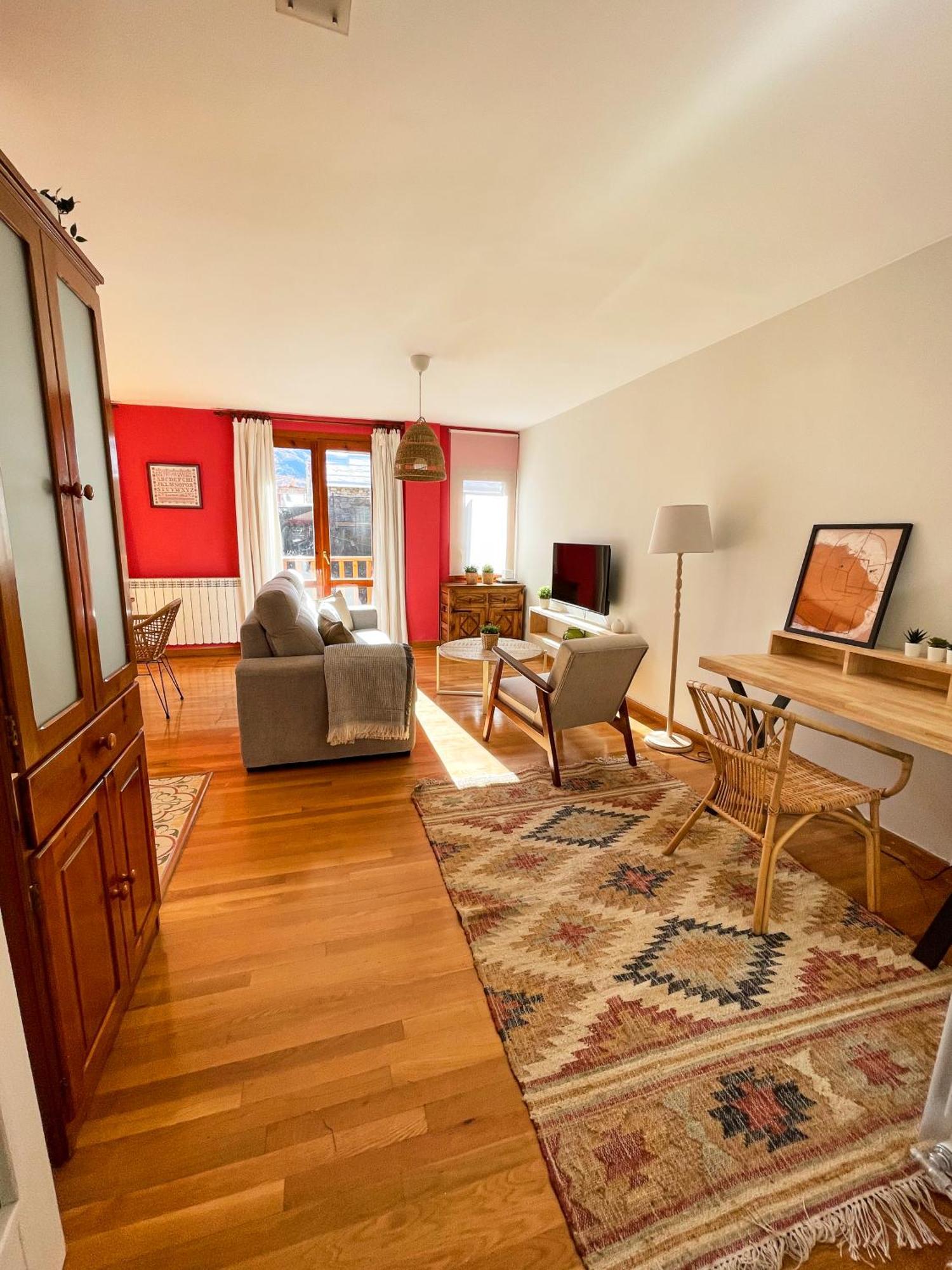 Apartamento Familiar En El Centro De Benasque Con Terraza Exteriör bild
