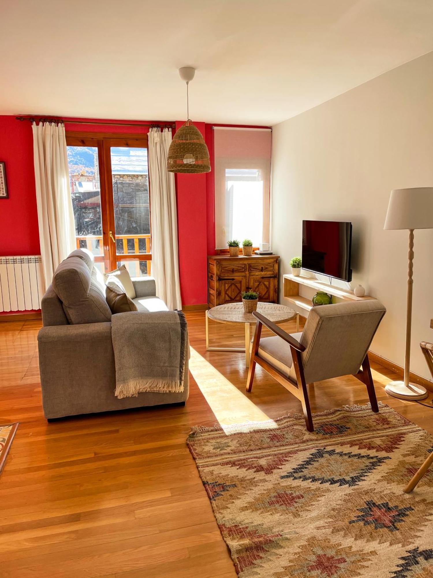 Apartamento Familiar En El Centro De Benasque Con Terraza Exteriör bild
